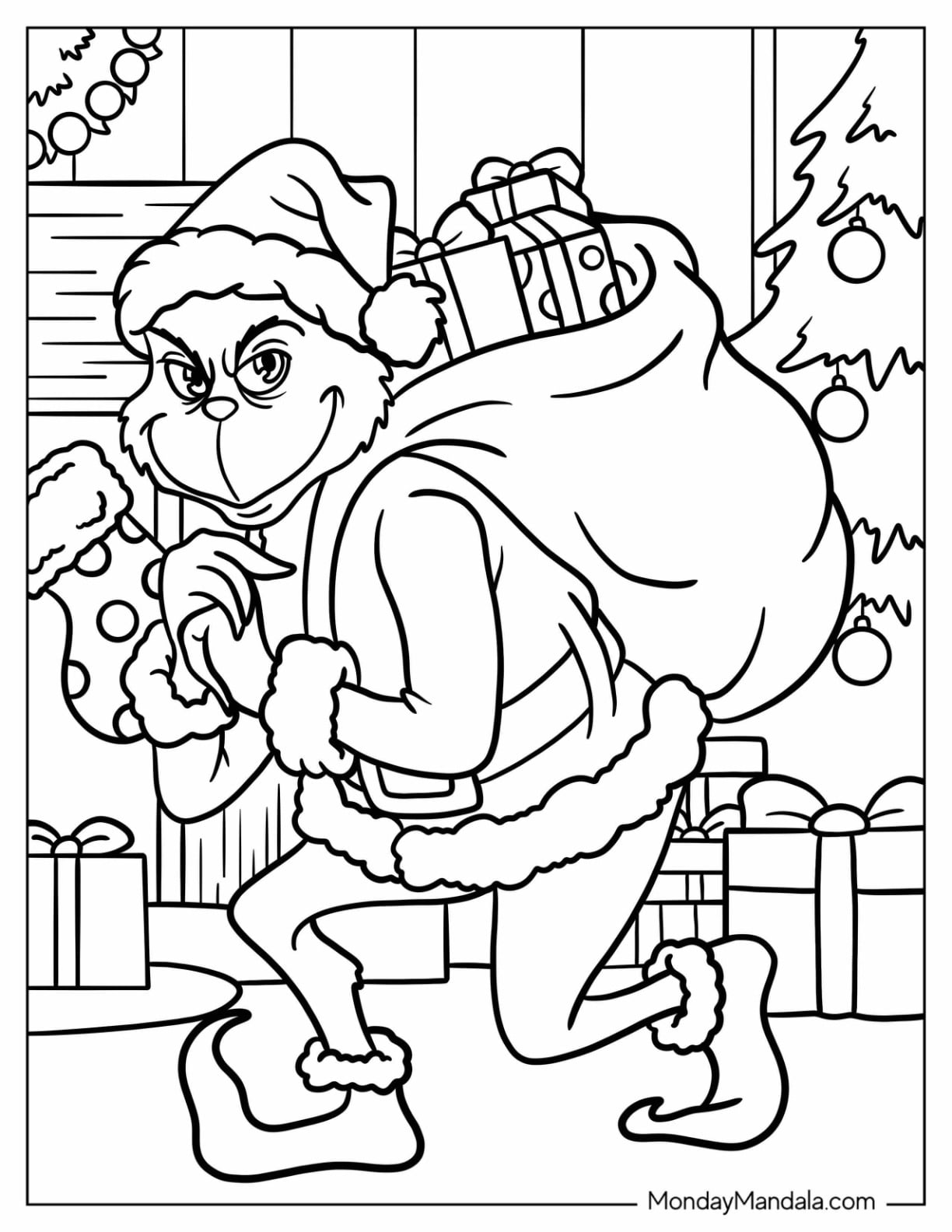 51 grinch coloring pages (free pdf printables)